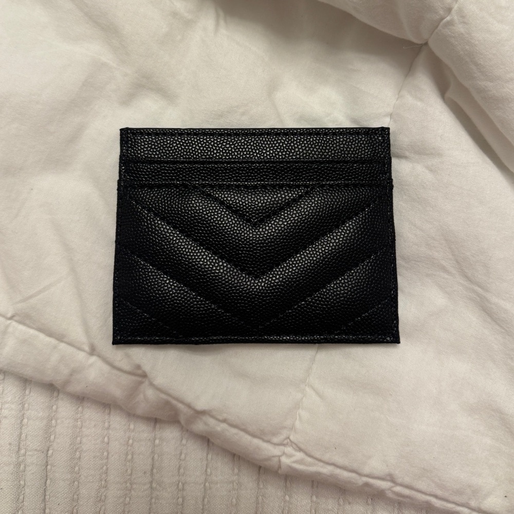 Gold YSL Card Holder - Picture 2 of 2